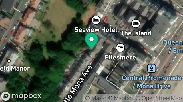 Map showing 113, CASTLEMONA AVENUE, DOUGLAS, ISLE OF MAN, IM2 4ED