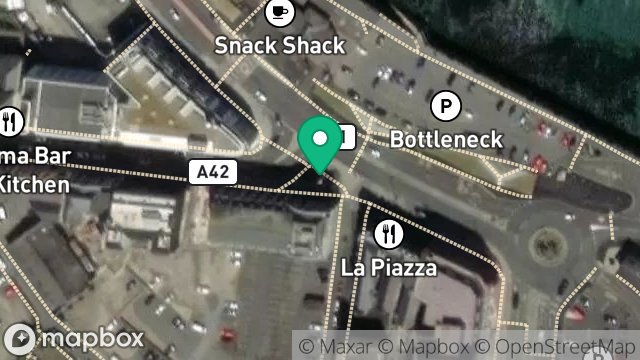 Map showing JUBILEE CLOCK, VICTORIA STREET, DOUGLAS, ISLE OF MAN, IM1 2SH