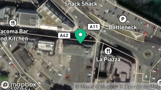 Map showing JUBILEE BUILDINGS, VICTORIA STREET, DOUGLAS, ISLE OF MAN, IM1 2SH