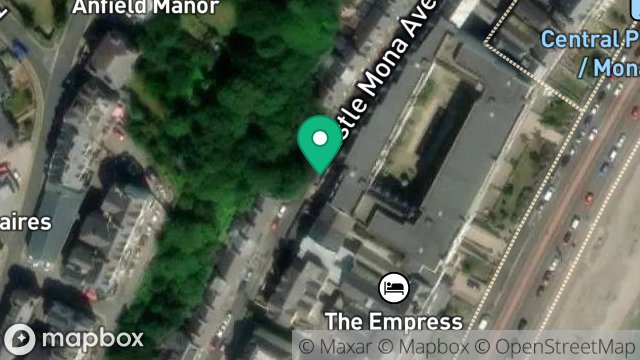 Map showing 15 SPECTRUM APARTMENTS, CENTRAL PROMENADE, DOUGLAS, ISLE OF MAN, IM2 4LL