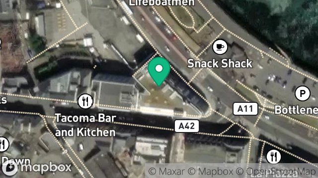 Map showing UNDERGROUND CAR PARK, ROYAL BANK HOUSE, 2, VICTORIA STREET, DOUGLAS, ISLE OF MAN, IM1 2LN