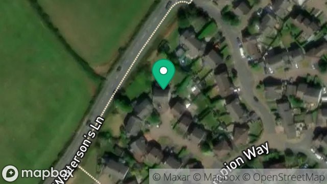 Map showing 4, GORSECROFT, DOUGLAS, ISLE OF MAN, IM2 7DZ