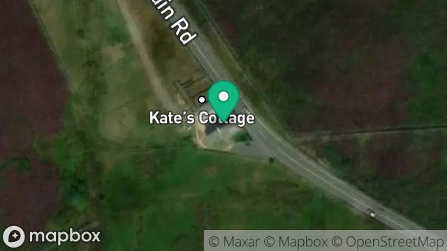 Map showing KATES COTTAGE, MOUNTAIN ROAD, CREG NY BAA, ONCHAN, ISLE OF MAN, IM4 5BP