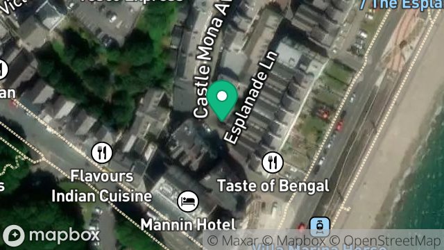 Map showing 6, CASTLEMONA AVENUE, DOUGLAS, ISLE OF MAN, IM2 4EH