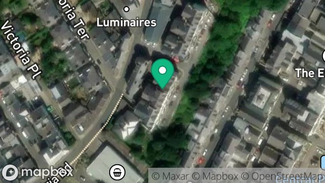 Map showing 4, WOODVILLE TERRACE, DOUGLAS, ISLE OF MAN, IM2 4HA