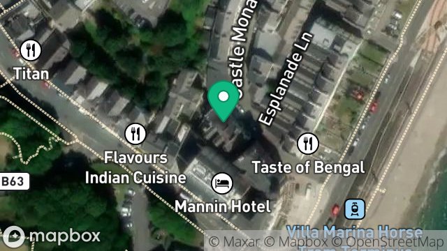 Map showing 5, CASTLEMONA AVENUE, DOUGLAS, ISLE OF MAN, IM2 4EA