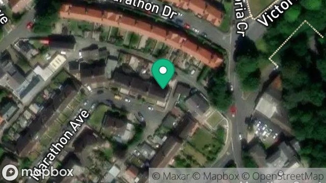 Map showing 33, MARATHON AVENUE, DOUGLAS, ISLE OF MAN, IM2 4JB