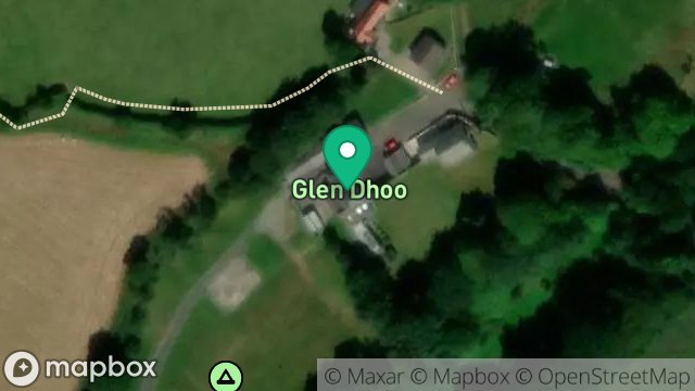 Map showing GLEN DHOO CAMPSITE, BALLACOTTIER ROAD, ONCHAN, ISLE OF MAN, IM4 5BJ