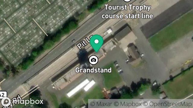 Map showing GRANDSTAND, GLENCRUTCHERY ROAD, DOUGLAS, ISLE OF MAN, IM2 6DA