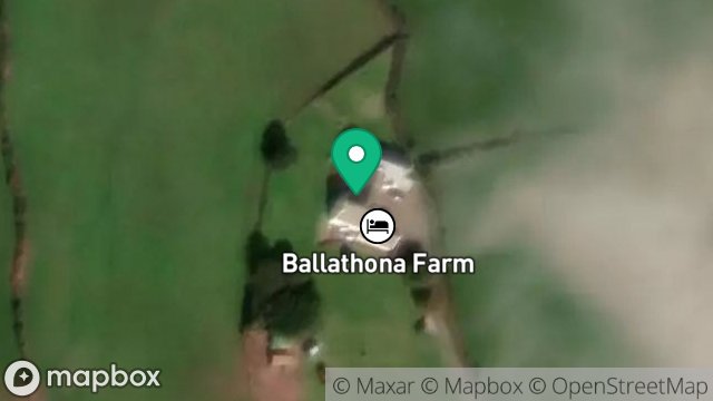 Map showing BALLATHONA FARM, THE LHEN, ANDREAS, ISLE OF MAN, IM7 3EH