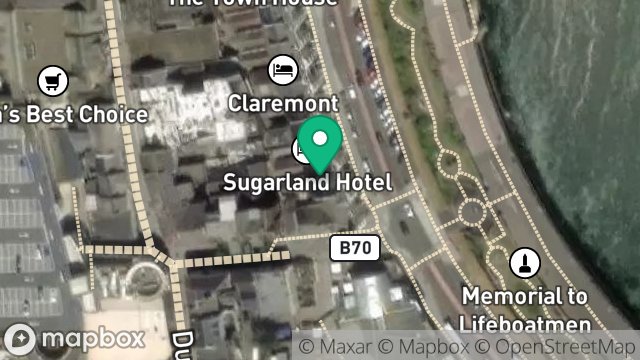 Map showing EDINBURGH HOTEL, 13, LOCH PROMENADE, DOUGLAS, ISLE OF MAN, IM1 2LX
