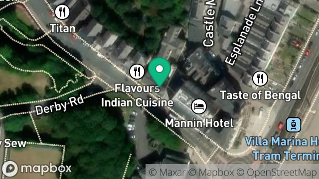 Map showing FLAT 1, 20, BROADWAY, DOUGLAS, ISLE OF MAN, IM2 4EL