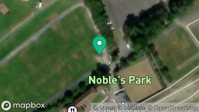 Map showing LAND ADJACENT TO, NOBLES PARK PAVILION, NOBLES PARK, DOUGLAS, ISLE OF MAN, IM2 4BD