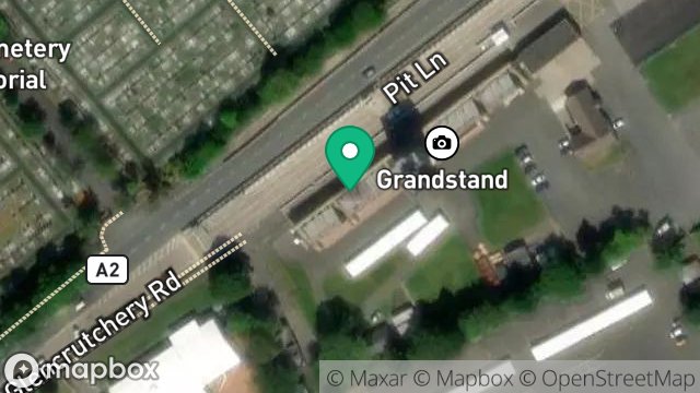 Map showing BAY 3, GRANDSTAND, GLENCRUTCHERY ROAD, DOUGLAS, ISLE OF MAN, IM2 6DA