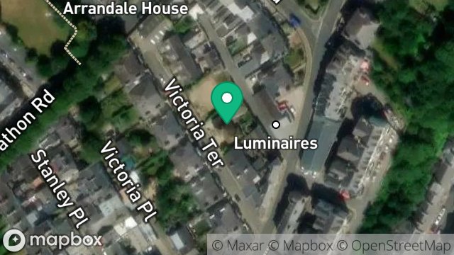 Map showing 22, VICTORIA TERRACE, DOUGLAS, ISLE OF MAN, IM2 4EX