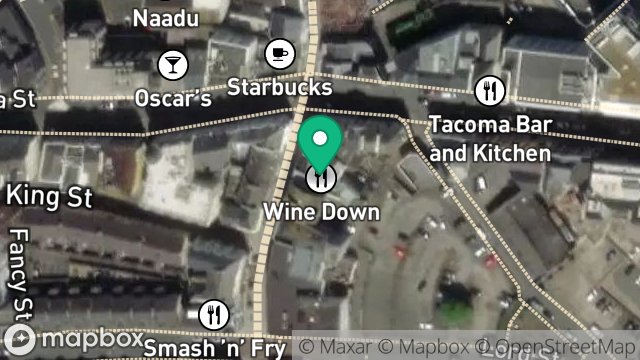 Map showing MACFARLANES RESTAURANT, 24, DUKE STREET, DOUGLAS, ISLE OF MAN, IM1 2AY