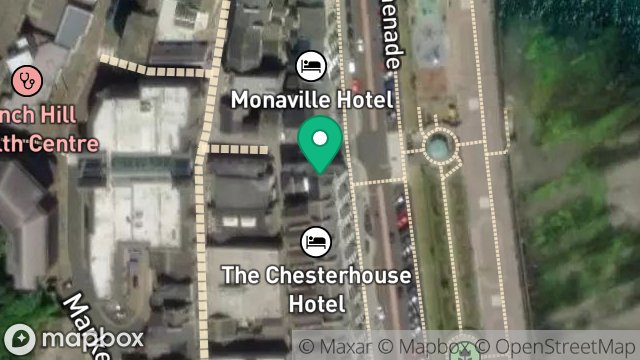 Map showing RIO HOTEL, 42, LOCH PROMENADE, DOUGLAS, ISLE OF MAN, IM1 2LY