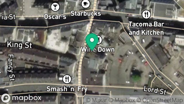Map showing 20, DUKE STREET, DOUGLAS, ISLE OF MAN, IM1 2AY