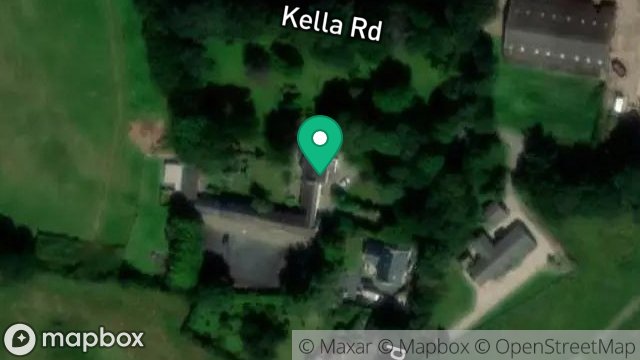 Map showing WEST KELLA, KELLA ROAD, SULBY, ISLE OF MAN, IM7 2HG