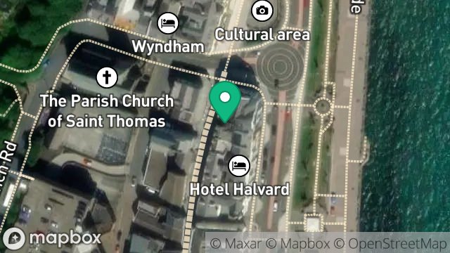 Map showing 8, MARINA ROAD, DOUGLAS, ISLE OF MAN, IM1 2HE