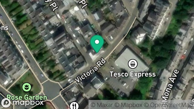 Map showing 3/5, VICTORIA ROAD, DOUGLAS, ISLE OF MAN, IM2 4EY
