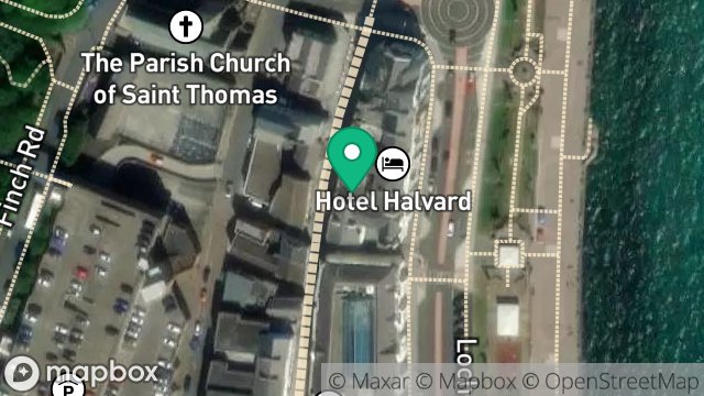 Map showing LANDLORDS, FALCON SHOPPING ARCADE, MARINA ROAD, DOUGLAS, ISLE OF MAN, IM1 2HE