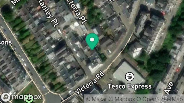 Map showing 3, VICTORIA PLACE, DOUGLAS, ISLE OF MAN, IM2 4ET