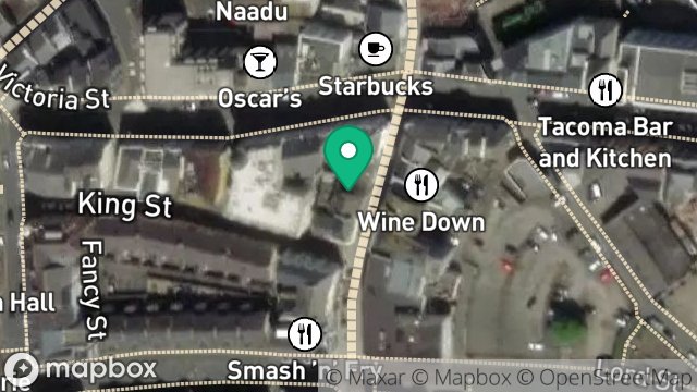 Map showing 27, DUKE STREET, DOUGLAS, ISLE OF MAN, IM1 2AZ