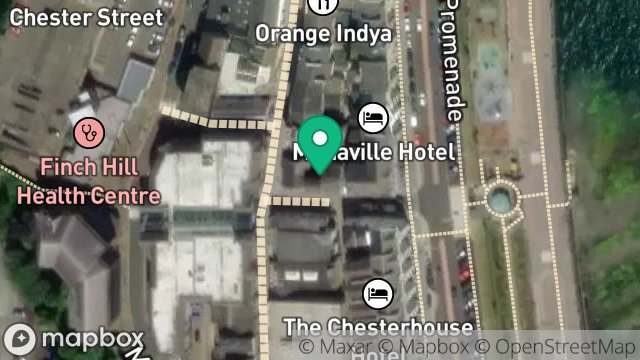 Map showing FIFTH AVENUE BEAUTY SALON, 1, GRANVILLE STREET, DOUGLAS, ISLE OF MAN, IM1 2ES