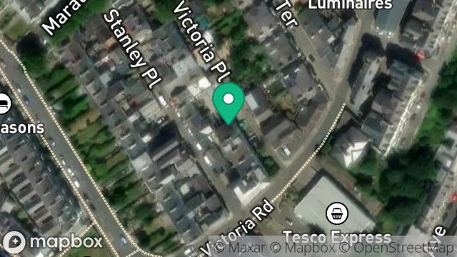 Map showing THE SAMARITANS, 5, VICTORIA PLACE, DOUGLAS, ISLE OF MAN, IM2 4ET