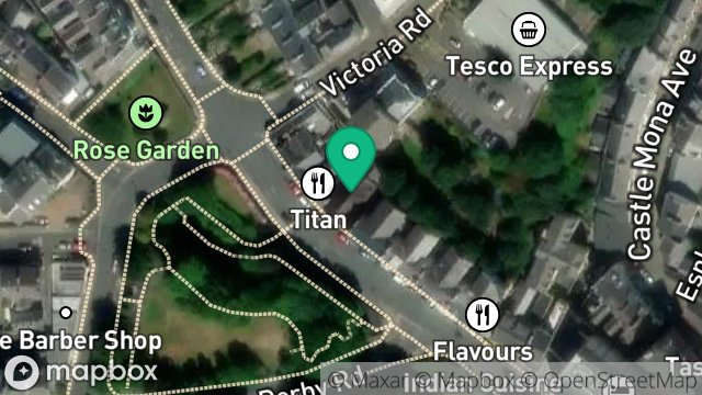 Map showing BAPTIST CHURCH, BROADWAY, DOUGLAS, ISLE OF MAN, IM2 4EW