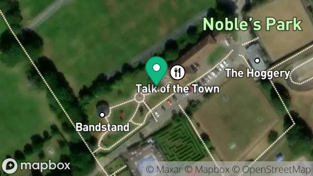 Map showing NOBLES PARK, DOUGLAS, ISLE OF MAN, IM2 4BD