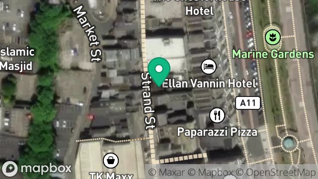 Map showing ECLIPSE, 58, STRAND STREET, DOUGLAS, ISLE OF MAN, IM1 2EL