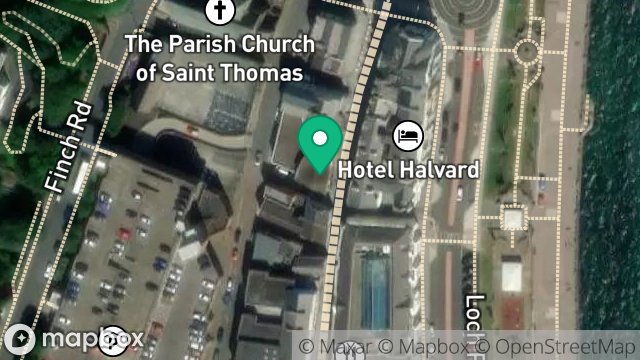 Map showing FAZE 2, 1, MARINA ROAD, DOUGLAS, ISLE OF MAN, IM1 2HD