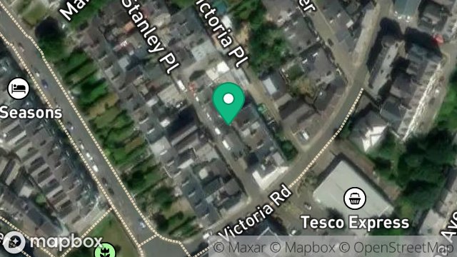 Map showing 4, STANLEY PLACE, DOUGLAS, ISLE OF MAN, IM2 4ES