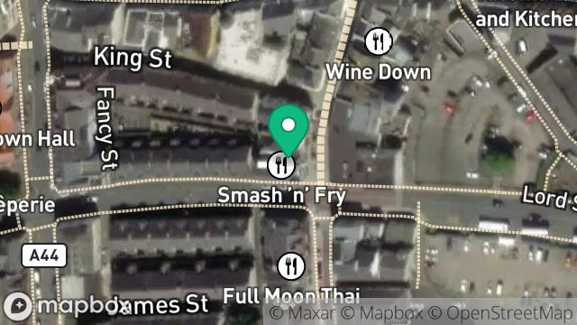 Map showing PETER LUIS, 9-11, DUKE STREET, DOUGLAS, ISLE OF MAN, IM1 2BB