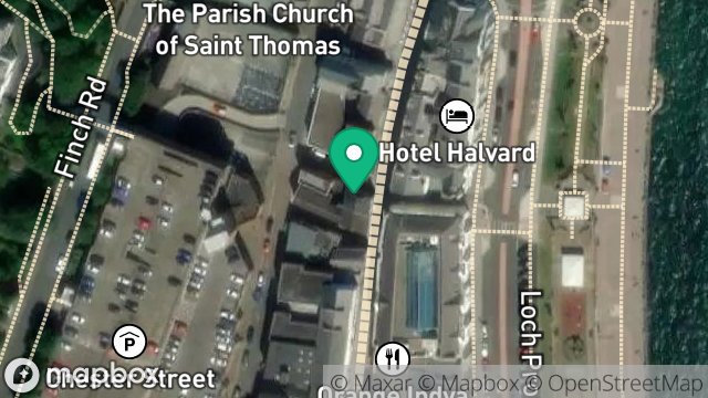 Map showing ALI REPAIR CENTRE, 37, CASTLE STREET, DOUGLAS, ISLE OF MAN, IM1 2HA