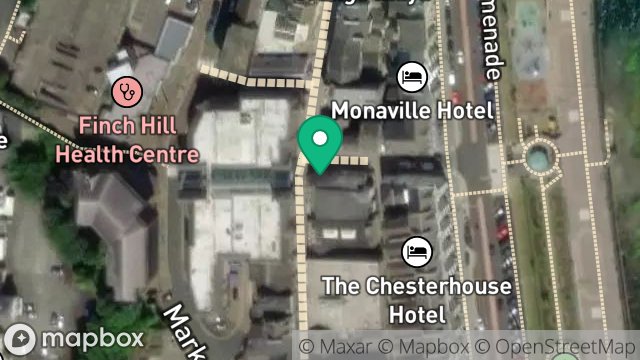 Map showing GADGET MANN, 92, STRAND STREET, DOUGLAS, ISLE OF MAN, IM1 2EP