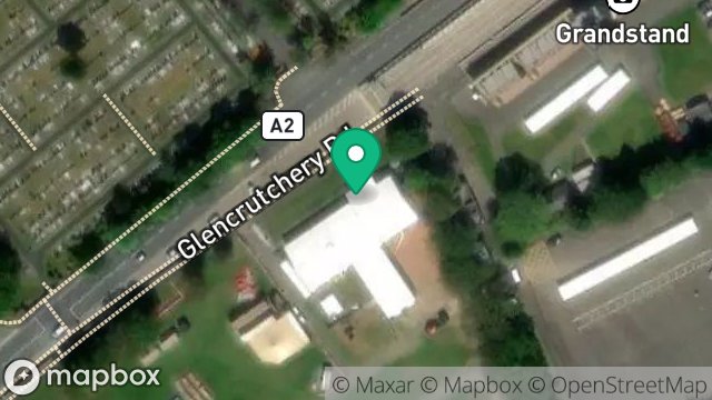 Map showing PART OF PLAYING FIELDS, NOBLES PARK, DOUGLAS, ISLE OF MAN, IM2 6DA