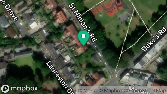 Map showing 1, ST. NINIANS ROAD, DOUGLAS, ISLE OF MAN, IM2 4BB