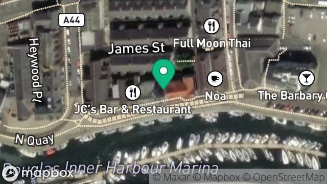 Map showing 35, NORTH QUAY, DOUGLAS, ISLE OF MAN, IM1 4LB