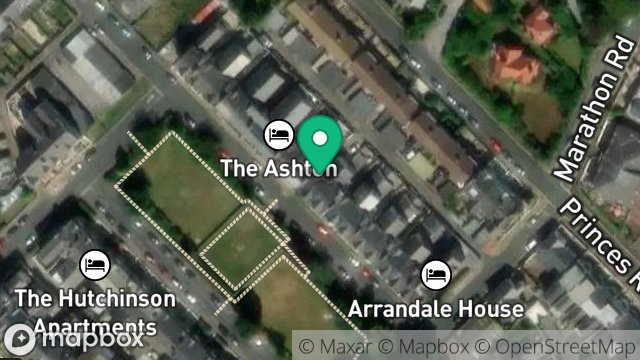 Map showing 31, HUTCHINSON SQUARE, DOUGLAS, ISLE OF MAN, IM2 4HW