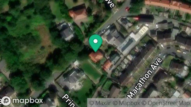 Map showing THE LODGE, LOWER DUKES ROAD, DOUGLAS, ISLE OF MAN, IM2 4BL