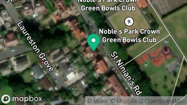 Map showing 9, ST. NINIANS ROAD, DOUGLAS, ISLE OF MAN, IM2 4BB