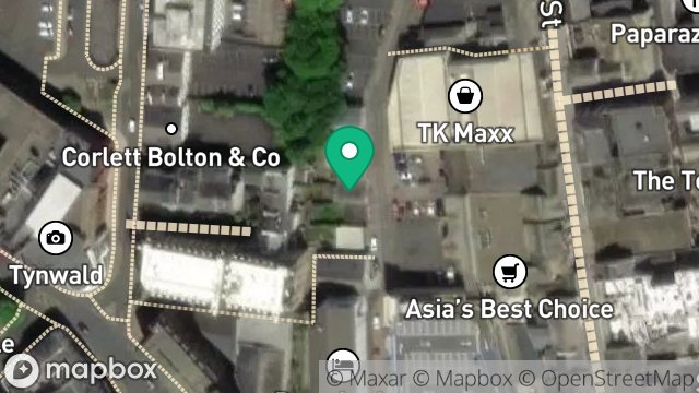 Map showing 25, MARKET STREET, DOUGLAS, ISLE OF MAN, IM1 2PA