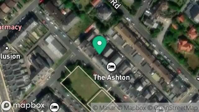 Map showing 25, HUTCHINSON SQUARE, DOUGLAS, ISLE OF MAN, IM2 4HP