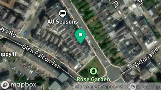 Map showing 3, CLIFTON TERRACE, DOUGLAS, ISLE OF MAN, IM2 3HU