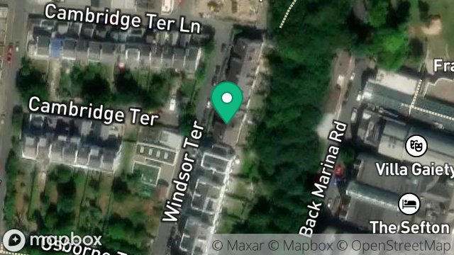 Map showing 8, WINDSOR TERRACE, DOUGLAS, ISLE OF MAN, IM1 3LT