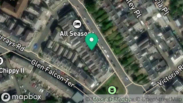 Map showing FAIRFIELD HOUSE, 5, CLIFTON TERRACE, DOUGLAS, ISLE OF MAN, IM2 3HU