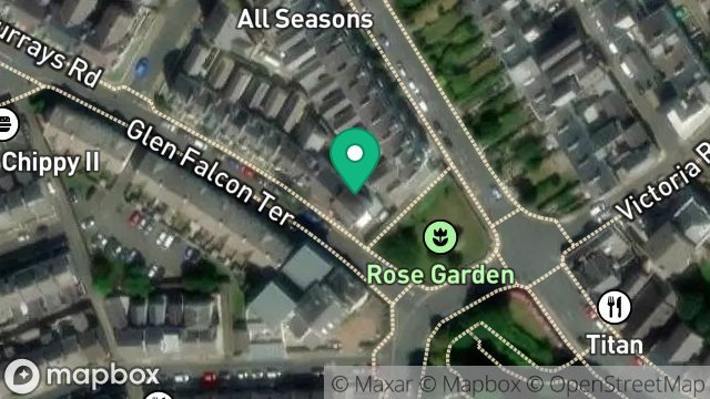 Map showing CRAIMAR, 2, MURRAYS ROAD, DOUGLAS, ISLE OF MAN, IM2 3HT